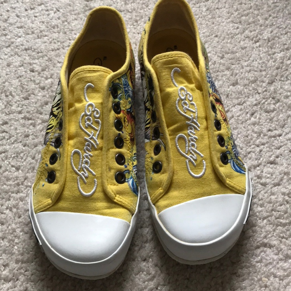 Slightly worn Ed Hardy sneakers